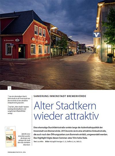 TWOWORKS Landschaftsarchitekt Umweltingenieur - Bremervörde - Stadtkernsanierung "Alte Straße" (2015)